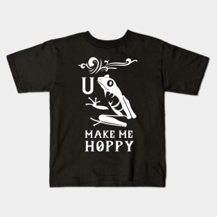 You Make Me Hoppy Frog Kids T-Shirt